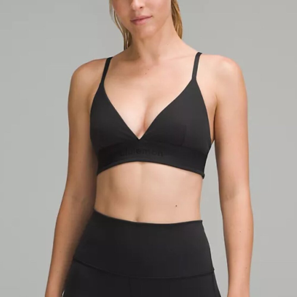 NWT Lululemon Sports Bra, Black, size 6 A/B